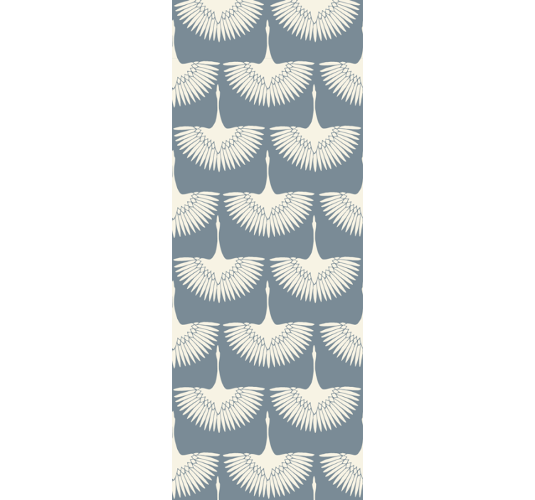 Elegante fugle i art deco-stil tapet - TenStickers