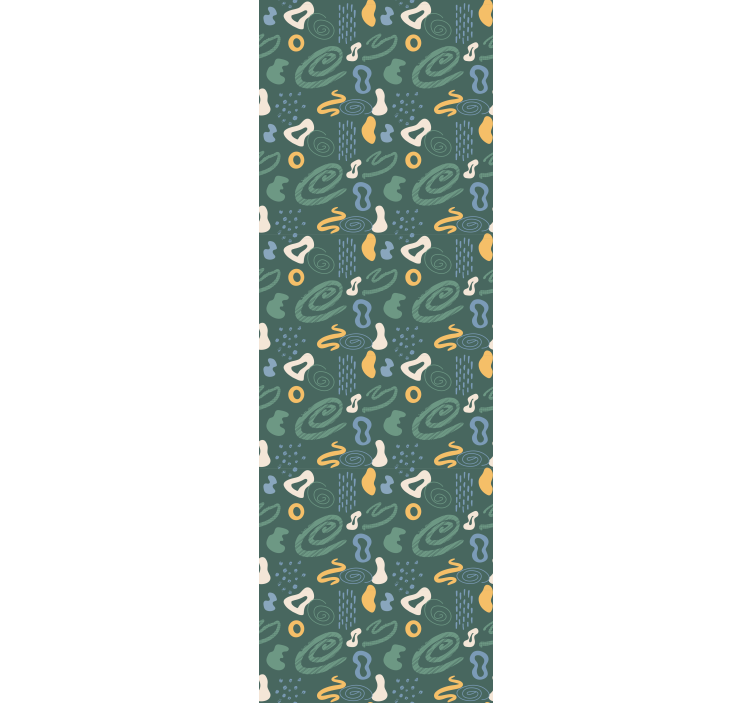 Buede former mønster geometrisk tapet - TenStickers