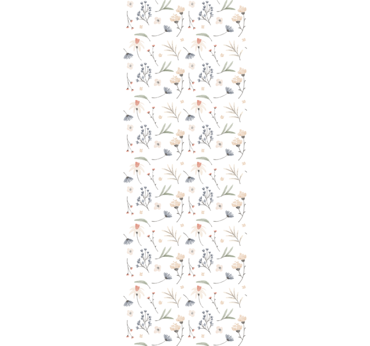Delikat blomsterarrangement blomster tapet - TenStickers