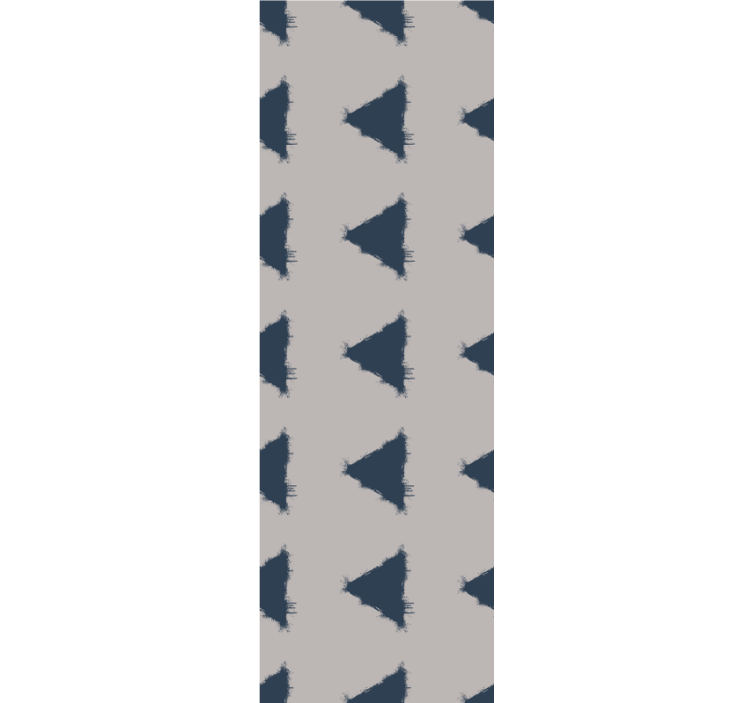 Moderne geometrisk print tapet med trekanter - TenStickers
