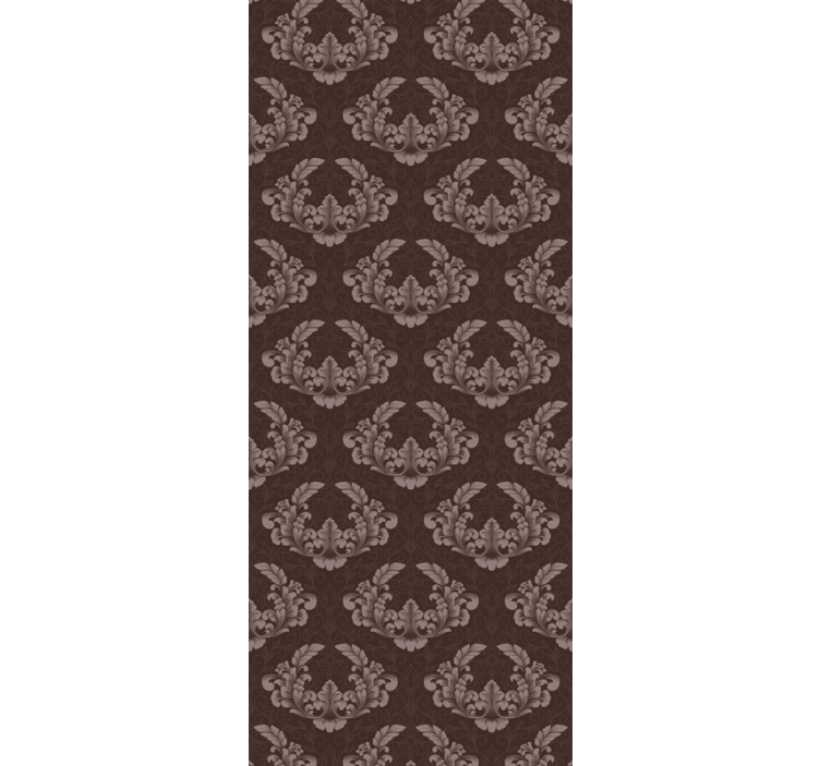 Klassiske blomstermønstre barok tapet - TenStickers