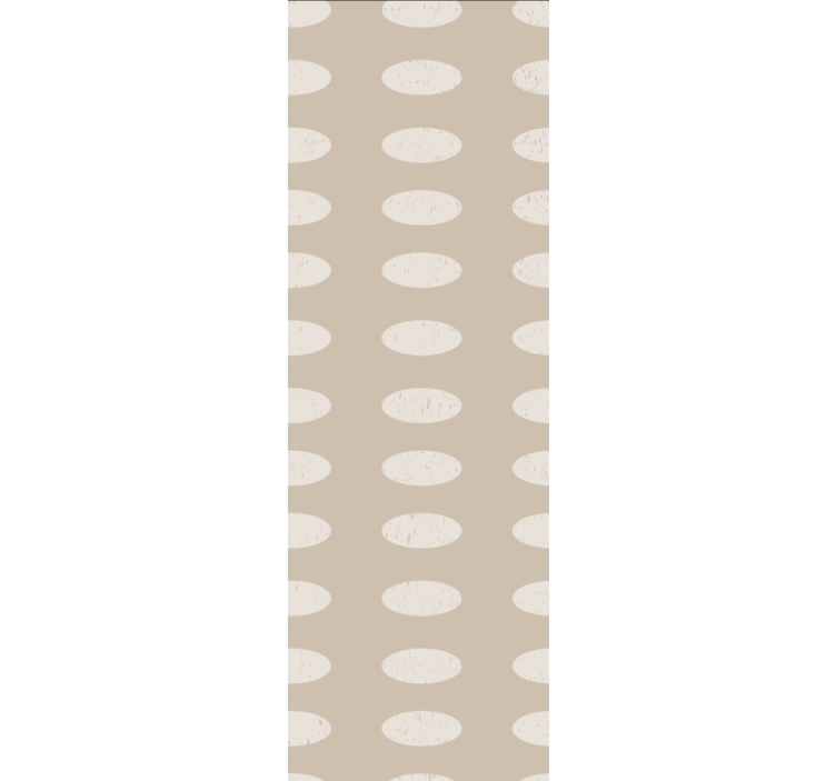 Ovalt mønster design prikket tapet - TenStickers