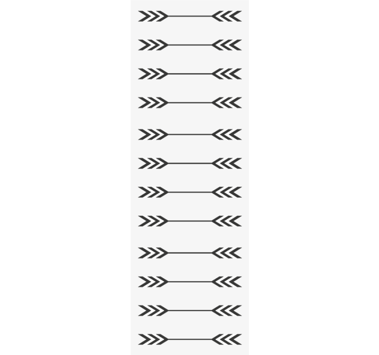 Minimalistiske pilemønstre personlig tapet - TenStickers