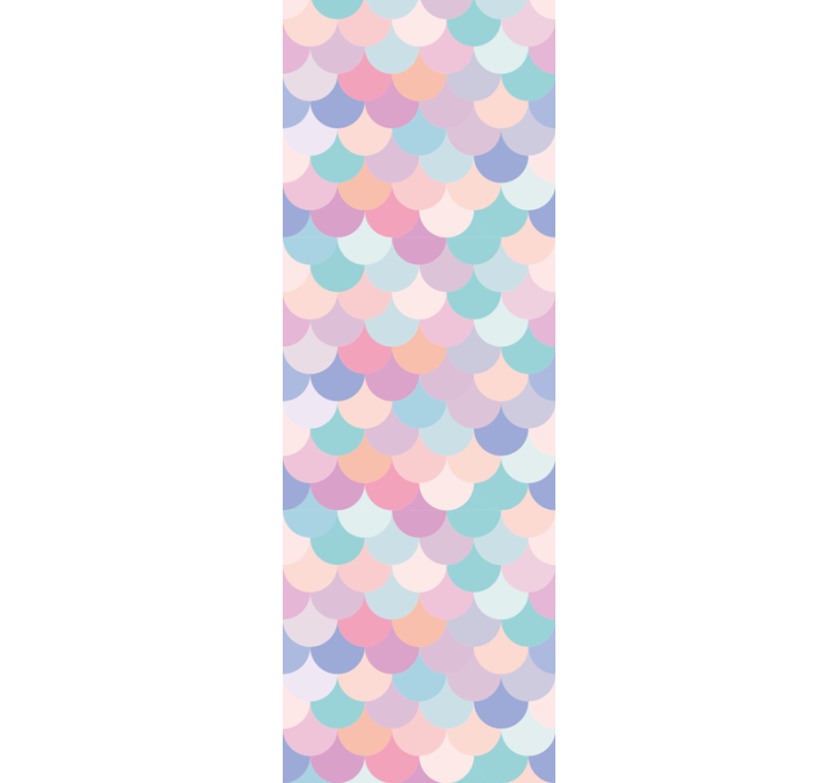 Skalaer med bløde toner tapet med dyr - TenStickers