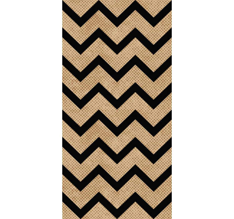 Chevron zigzag stil geometrisk tapet - TenStickers