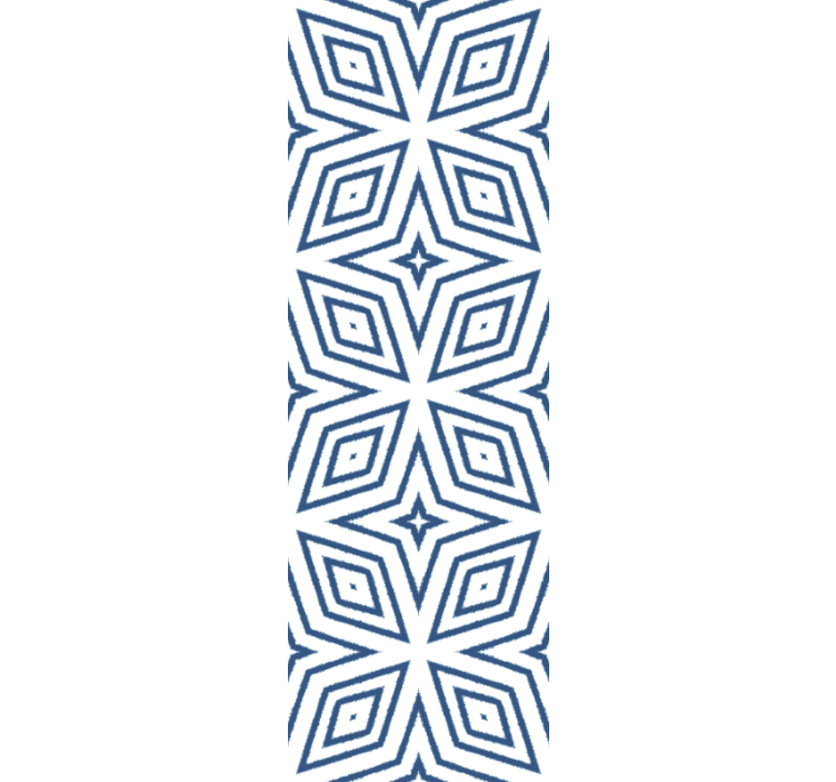 Håndlavet imiteret jute diamant tapet - TenStickers