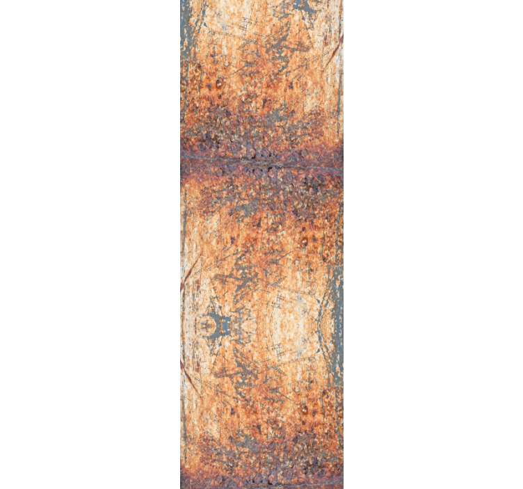 Brunt og gråt beton struktur tapet - TenStickers