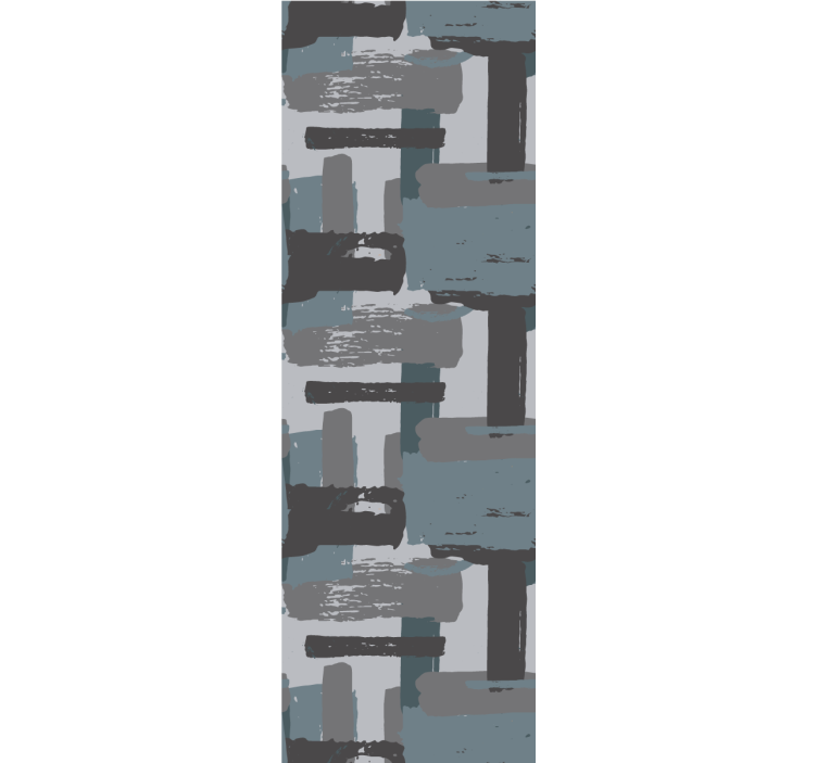 Lyse farver malede blokke moderne tapet - TenStickers