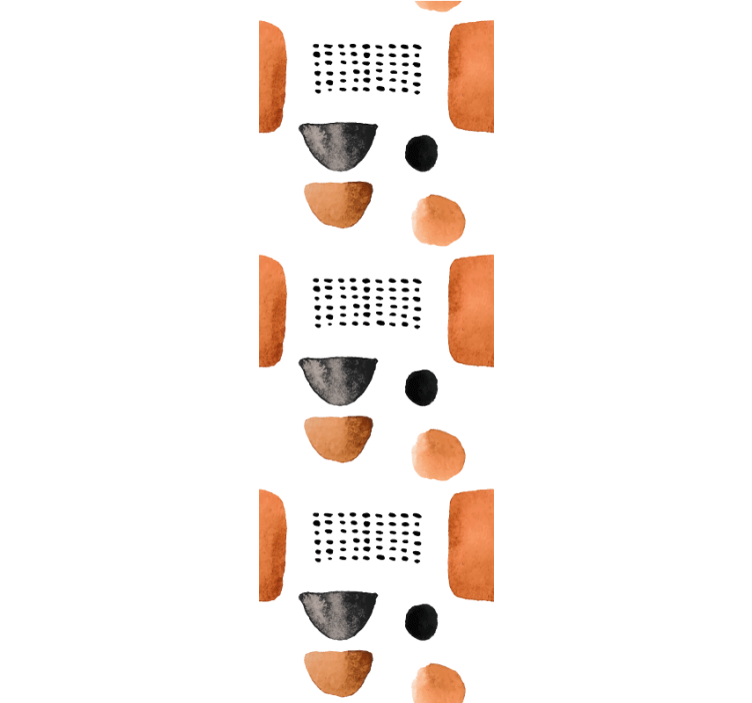 Moderne formmønstre geometrisk tapet - TenStickers