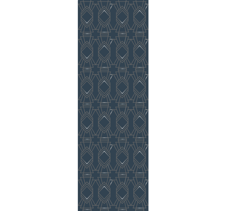 Art déco rombe tapet klassisk stil - TenStickers