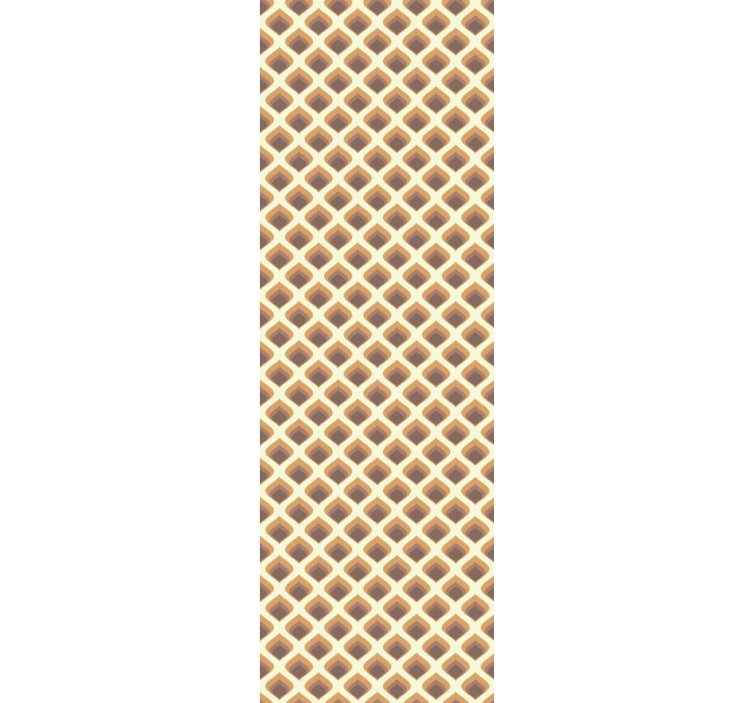 60'er kronblade mønster tapet - TenStickers