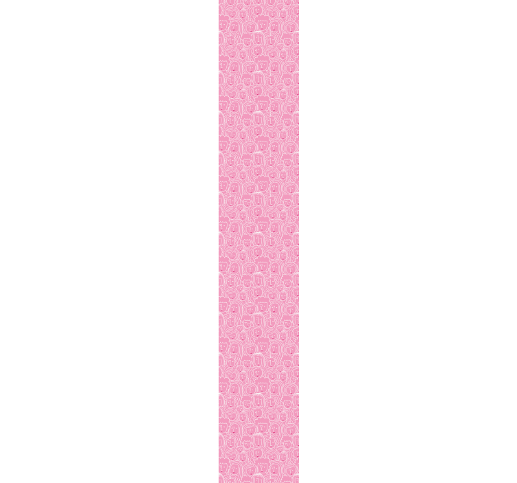 Piger ansigter tapet kunst - TenStickers