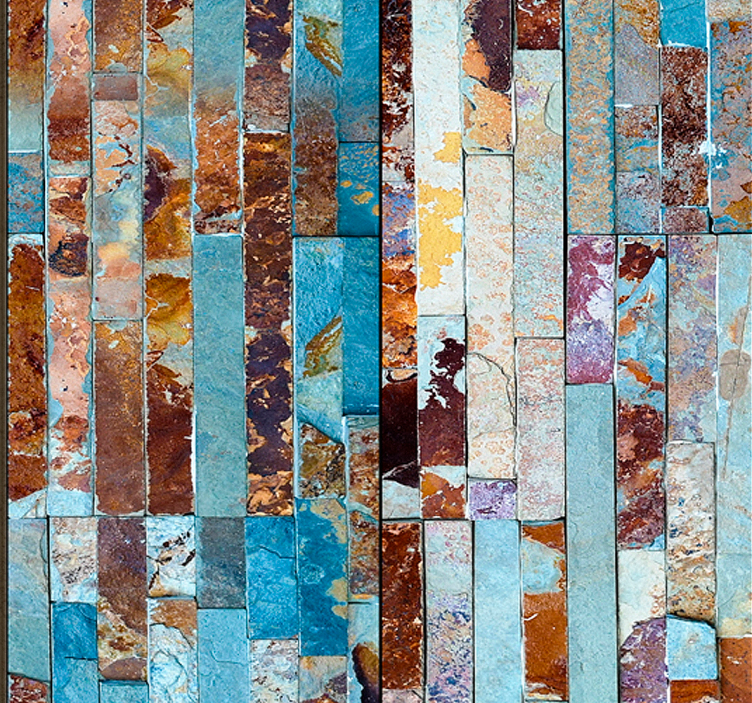 Marmoreret tekstur struktur tapet - TenStickers