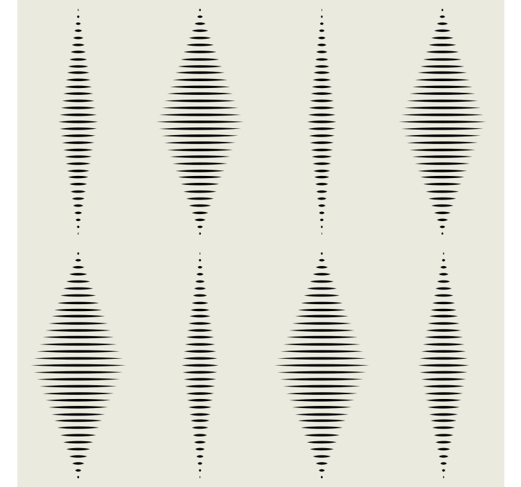 Rabaul ikat geometrisk tapet - TenStickers