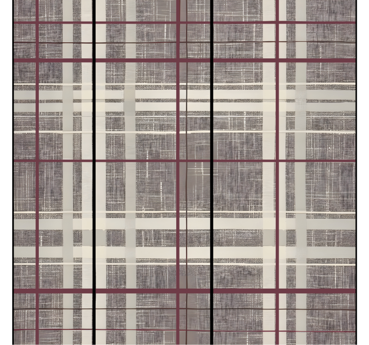 Stone effekt skotsk mønster tapet med firkanter - TenStickers