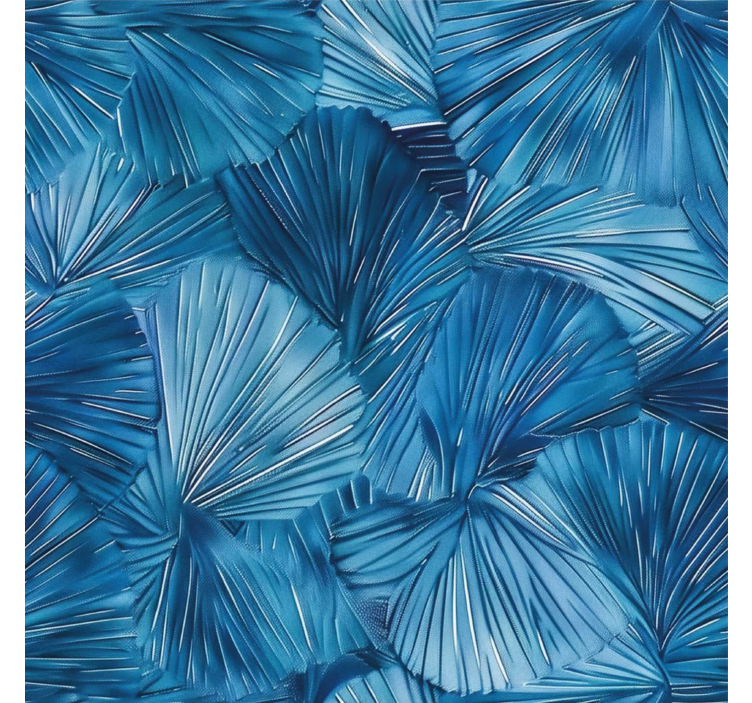 Blå visuelle punkter moderne tapet - TenStickers