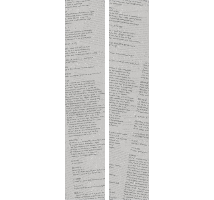 Galskab af passion brev tapet - TenStickers