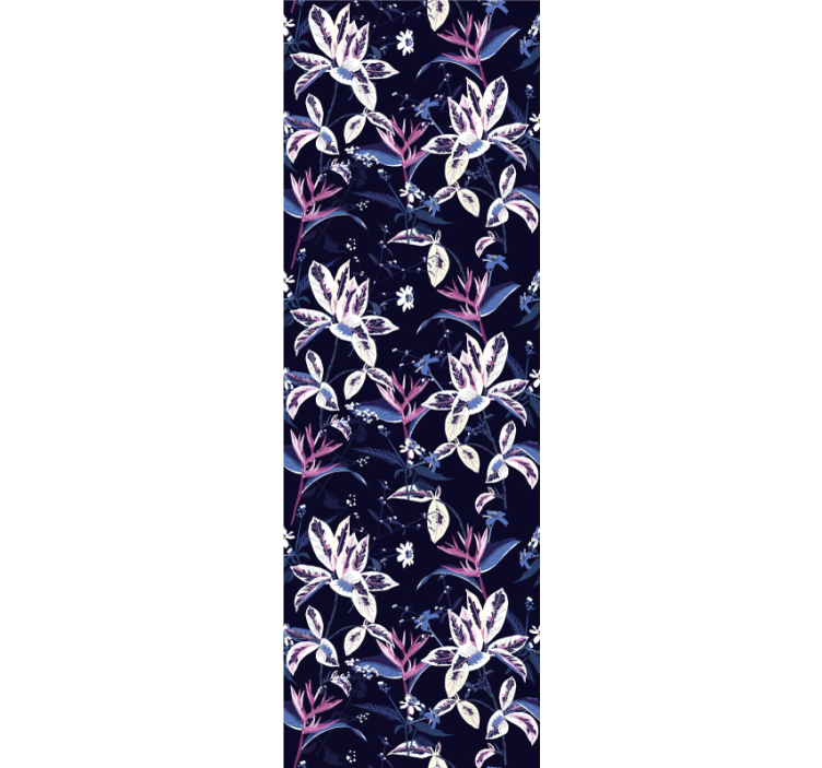 Regnbue blomster blomst tapet - TenStickers