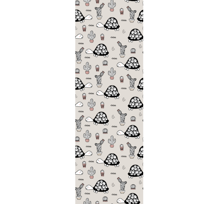 Sød skildpadde dyr tapet - TenStickers