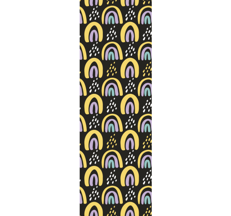 Regnbuer moderne tapet - TenStickers