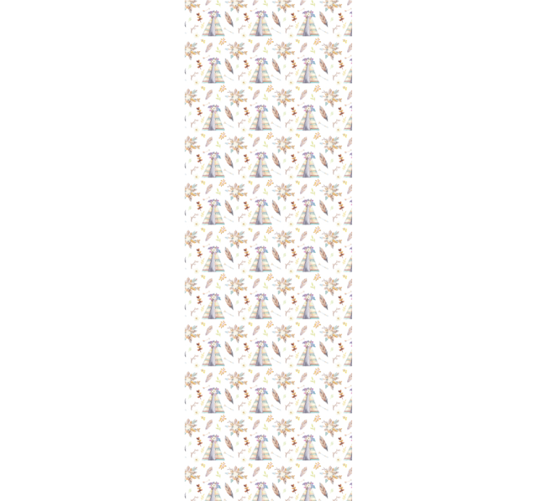 Tipi børneværelset tapet - TenStickers