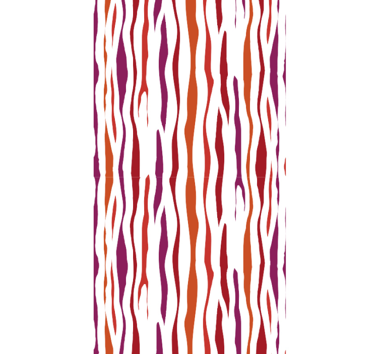 Stribet med forskellige nuancer tapet - TenStickers