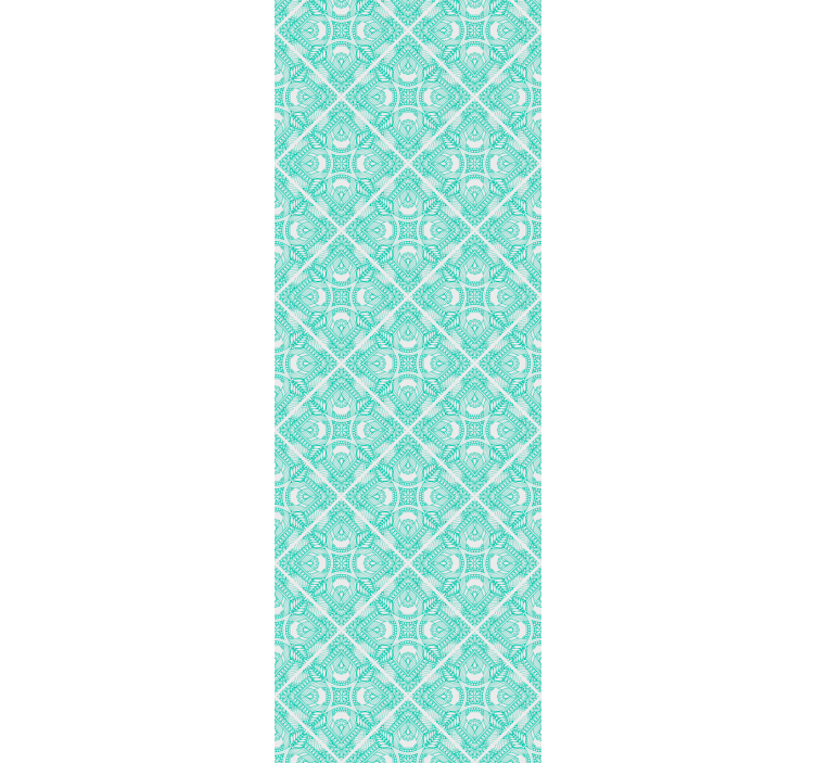 Indviklet mønsterdesign dekorativt tapet - TenStickers