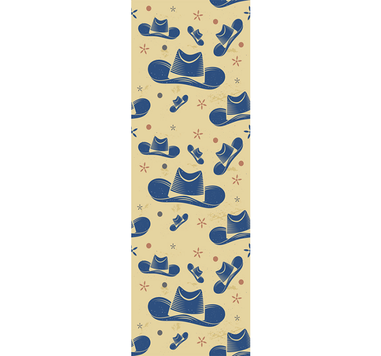 Cowboy hat soveværelse tapet - TenStickers