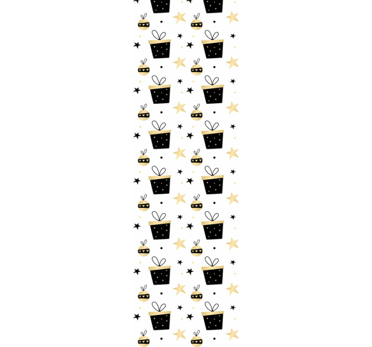 Dekorative plantekrukker juletapet - TenStickers