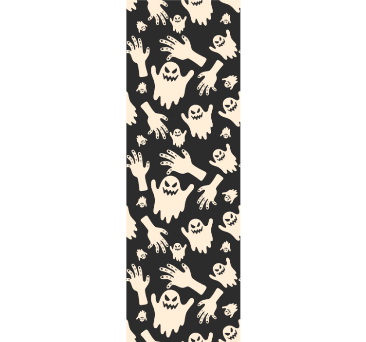 Skræmmende mønstret tapet - TenStickers