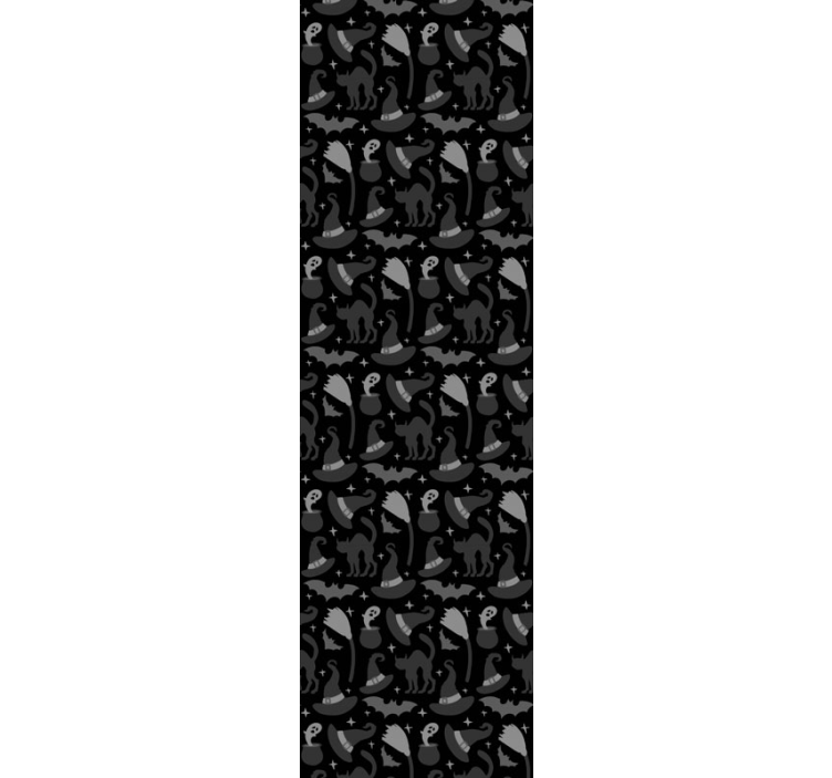 Heksehatte og spøgelser halloween tapet - TenStickers