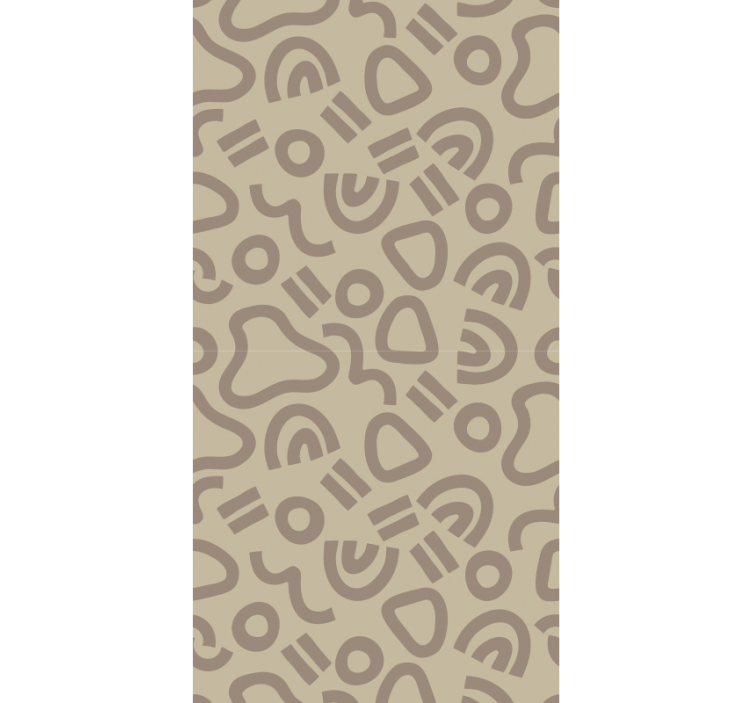 Brunt elegant motiv leopard tapet - TenStickers