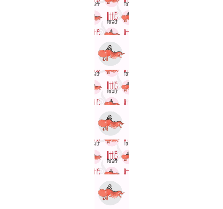 Kant stil med søde drager dyr tapet - TenStickers