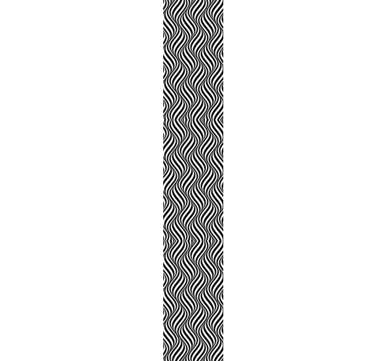 Monokrom geometrisk 3d tapet 3d tapet - TenStickers