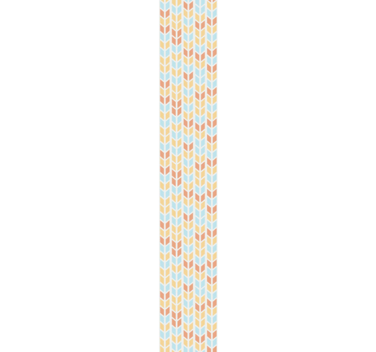 Farverige pile struktur tapet - TenStickers