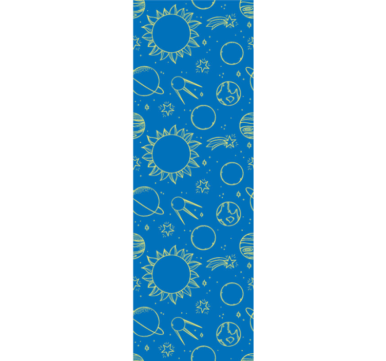 Plads i en børnversion stjerne tapet - TenStickers