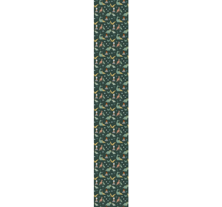 Dinosaurer, palmer og vulkaner tapet til børn - TenStickers