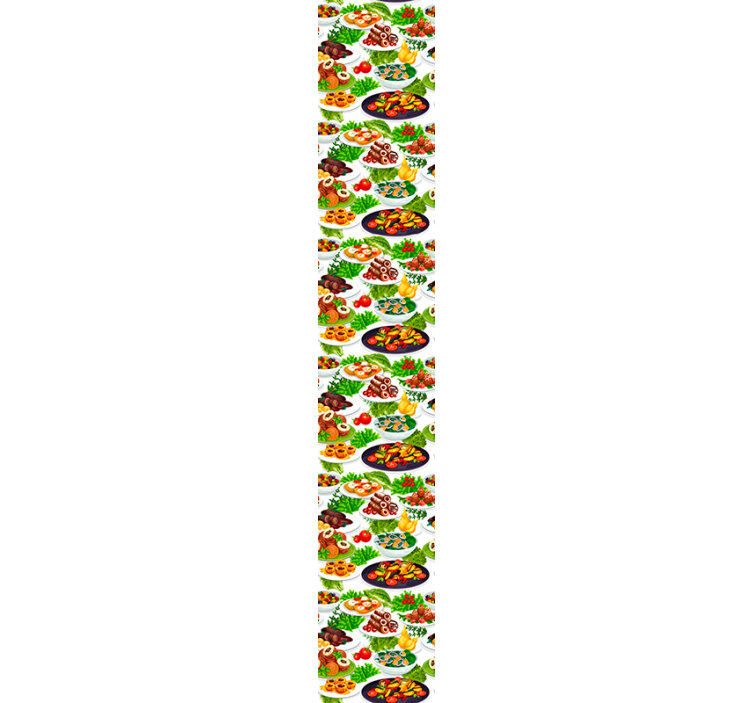 Kulinariske lækkerier tapet køkken - TenStickers