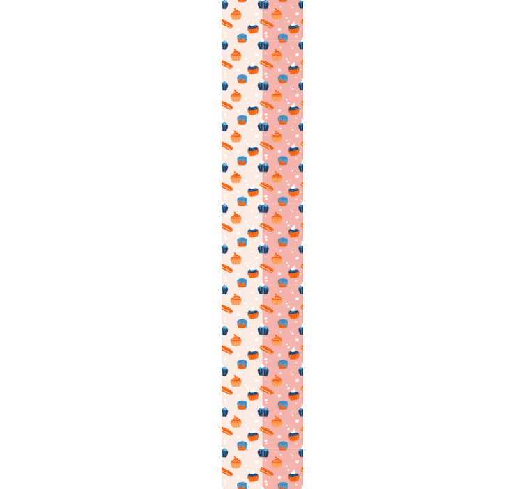 Farverigt konfekture tapet - TenStickers