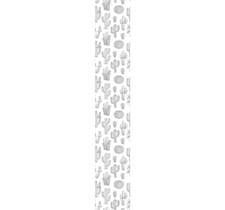 Kaktus mønster natur tapet - TenStickers