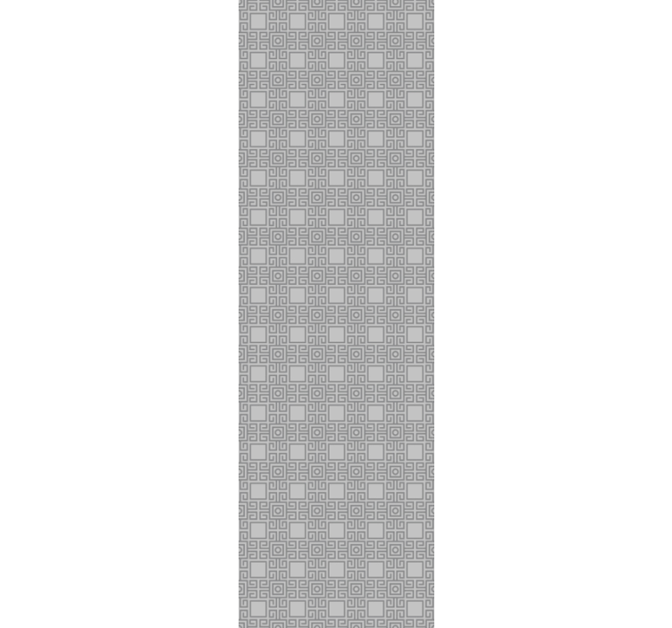 Geometrisk kvadratisk mønster geometrisk tapet - TenStickers