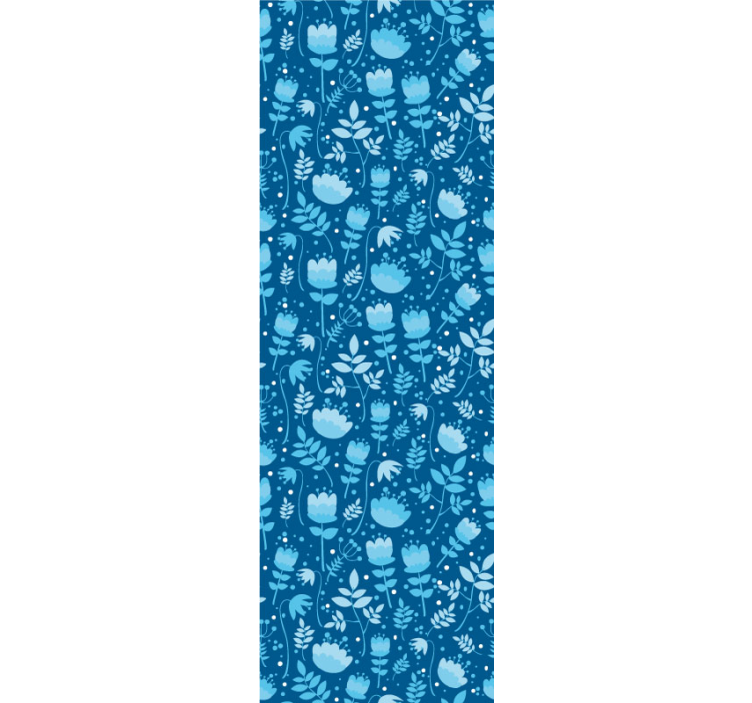 Blomstermønster design blomstret tapet - TenStickers