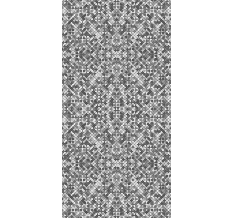 Sildeben illusion geometrisk tapet - TenStickers