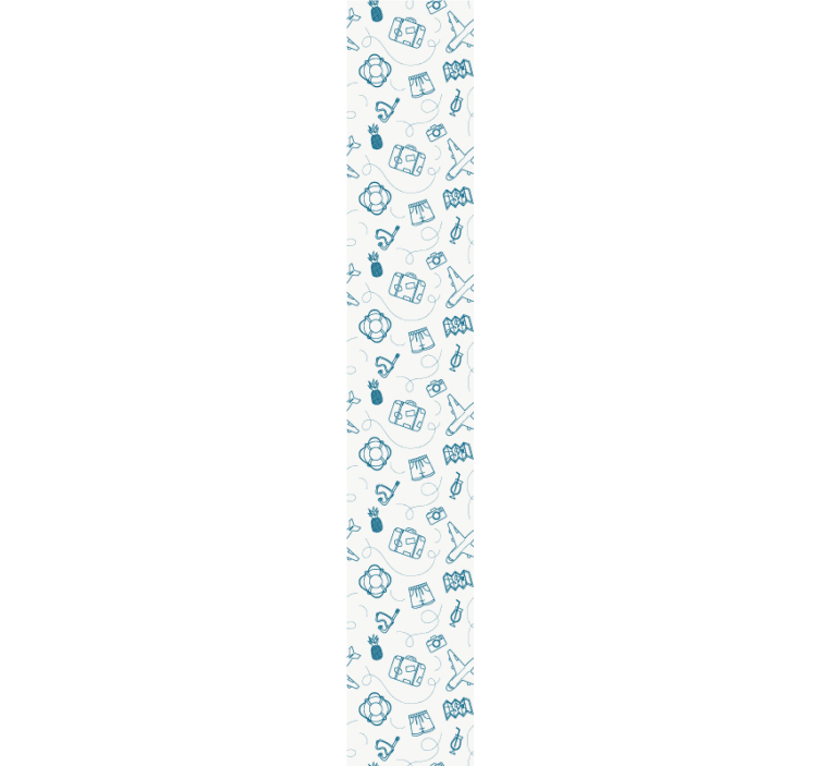 Rejsetemaelementer tapet børneværelset - TenStickers