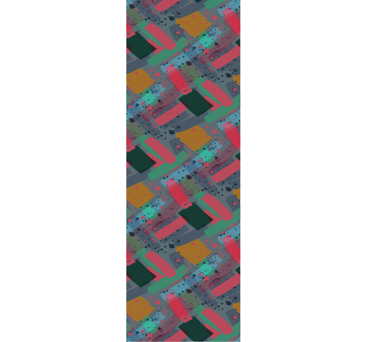 Geometrisk mønsterfusion geometrisk tapet - TenStickers