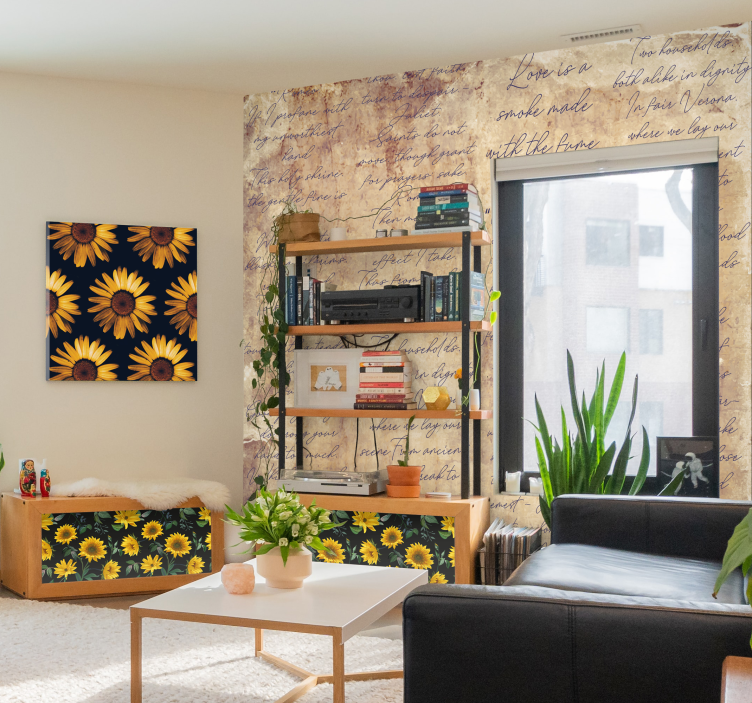 Romo og juliet elsker tapet med vers-bogstaver - TenStickers