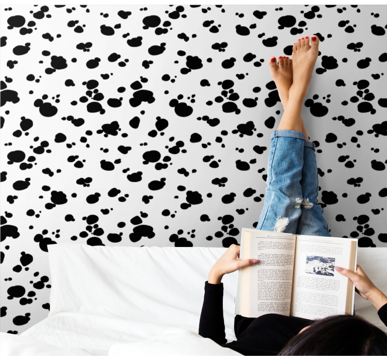 Dalmat print dyr tapet - TenStickers