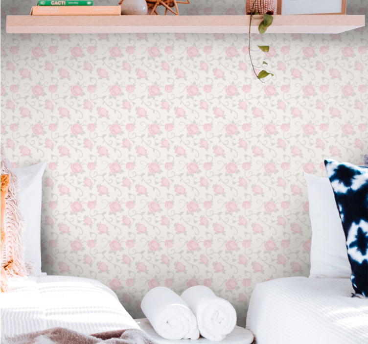 Dekorative blomster blomstret tapet - TenStickers