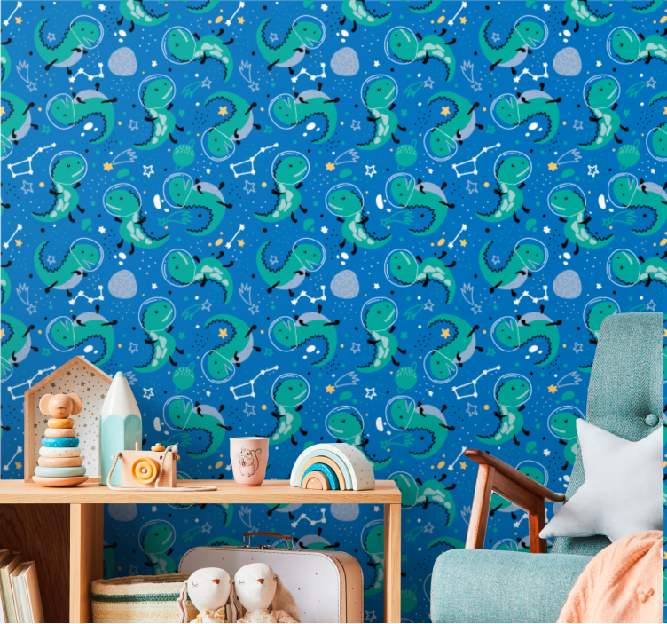 Dinosaur konstellation dinosaur tapet - TenStickers