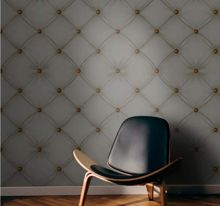 Efterligning af gråt velour diamant tapet - TenStickers